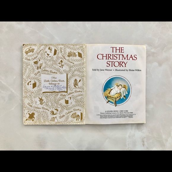 Vintage 1950s A Little Golden Book “A Christmas Story” Great Condition! - Picture 3 of 4